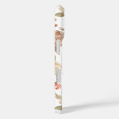 Hübscher, blumengeschmückter mit Monogramm Pastell Case-Mate iPhone Hülle (Rückseite / Rechts)