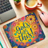 Hübscher Blumengott Got diese Inspirivity Mousepad