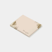 Hübscher Blumenkarton Personalisiert Post-it Klebezettel (angewinkelt)