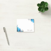 Hübscher Blumenkarton Personalisiert Post-it Klebezettel (Büro)