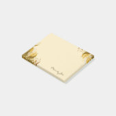 Hübscher Blumenkarton Personalisiert Post-it Klebezettel (angewinkelt)