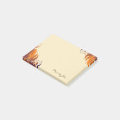Hübscher Blumenkarton Personalisiert Post-it Klebezettel (angewinkelt)