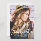 Hübscher Blumenkohl Abschluss Dusty Blue Foto Ankündigung (Vorderseite)