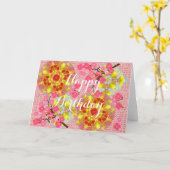 Hübscher Blumenkohl Karte (Gelbe Blume)