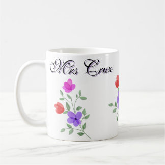 Hübscher Blumenlehrer Custom Tasse