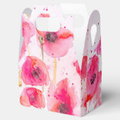 Hübscher Blumenmohn Geschenkschachtel (Geöffnet)