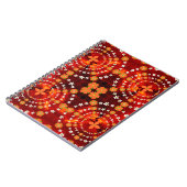 Hübscher Blumenmuster Niedlicher Garten Notizblock (Linke Seite)