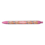 Hübscher Blumenmusterstift mit Namen Kugelschreiber (Vorderseite)