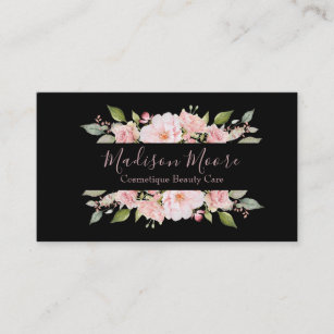 Hübscher BlumenRosen-Name/Geschäft eingeschrieben Visitenkarte