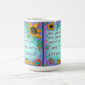 Hübscher Blumenstrauß, den Sie Inspiriert haben Kaffeetasse (Mittel)