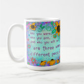 Hübscher Blumenstrauß, den Sie Inspiriert haben Kaffeetasse (Links)