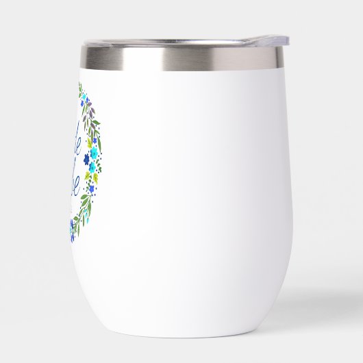 Hübscher Blumenstrauß Personalisierter Brautstamm (Links)