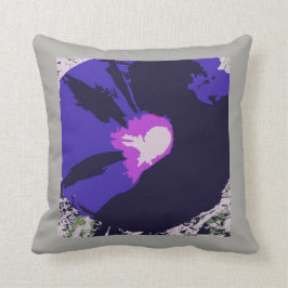 Hübscher Blumenwirbel Kissen