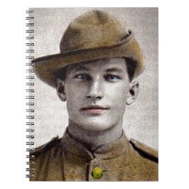 hübscher Boer War Soldat Notizblock