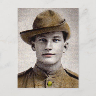 hübscher Boer War Soldat Postkarte