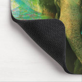 Hübscher Bohemischer Elefant-Türkis-Stammes- Mousepad (Ecke)