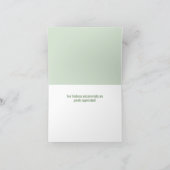 Hübscher botanischer Danksagenkarte Karte (Innenseite)