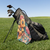 Hübscher Bouquet von Blume Golfhandtuch (Gras)