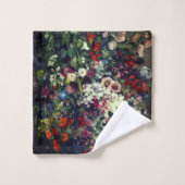 Hübscher Bouquet von Blume in einer Vase Badhandtuch Set (Waschlappen)