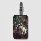 Hübscher Bouquet von Blume in einer Vase Gepäckanhänger (Vorderseite Vertikal)