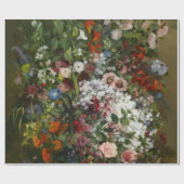 Hübscher Bouquet von Blume in einer Vase Geschenkpapier (Flach)