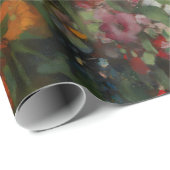 Hübscher Bouquet von Blume in einer Vase Geschenkpapier (Rolleneckpunkt)