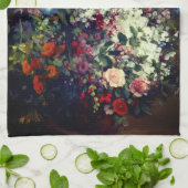 Hübscher Bouquet von Blume in einer Vase Geschirrtuch (Gefaltet)