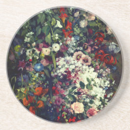 Hübscher Bouquet von Blume in einer Vase Getränkeuntersetzer