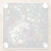 Hübscher Bouquet von Blume in einer Vase Glasuntersetzer (Rückseite)