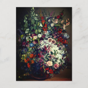 Hübscher Bouquet von Blume in einer Vase Postkarte