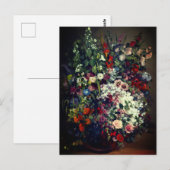 Hübscher Bouquet von Blume in einer Vase Postkarte (Vorne/Hinten)
