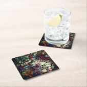 Hübscher Bouquet von Blume in einer Vase Rechteckiger Pappuntersetzer (Vor Ort)