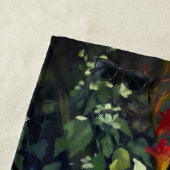 Hübscher Bouquet von Blume in einer Vase Strandtuch (Beispiel)