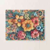 Hübscher Bouquet von Blume Puzzle (Horizontal)