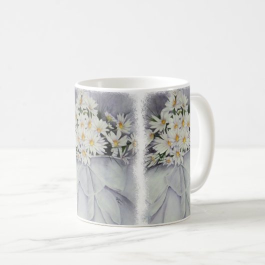 HÜBSCHER BOUQUET VON DAISIEN KLASSISCHE TASSE (VorderseiteRechts)