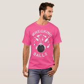 Hübscher Bowling für Männer oder Frauen, die sich T-Shirt (Vorne ganz)