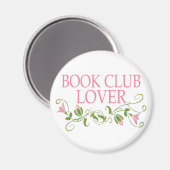 Hübscher Buchclub Lover Magnet (Vorderseite/Rückseite)