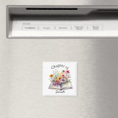 Hübscher Bücherwurm-Magnet Magnet (In Situ (Geschirrspüler))