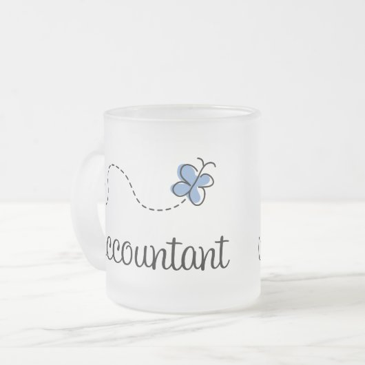 Hübscher Buchhalter Mattglastasse (Vorderseite Links)