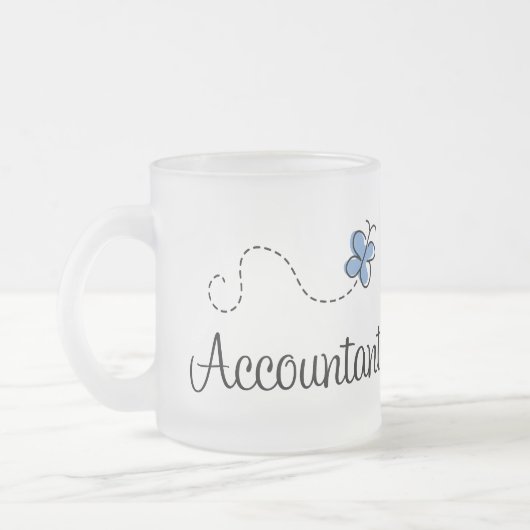 Hübscher Buchhalter Mattglastasse (Links)