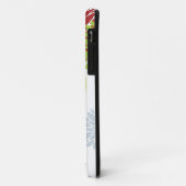 Hübscher bunter Hippie-Elefant-Blumen-Power Case-Mate iPhone Hülle (Hinten/Links)