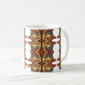 Hübscher bunter Katzentasse Kaffeetasse (VorderseiteRechts)