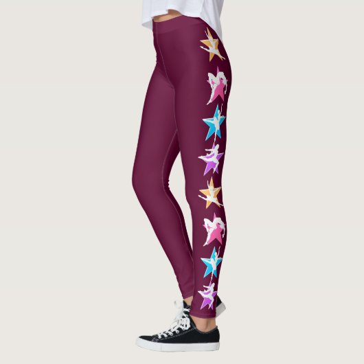 HÜBSCHER BURGUNDDANCER LEGGINGS (Links)