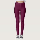 HÜBSCHER BURGUNDDANCER LEGGINGS (Vorderseite)