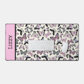 Hübscher Butterfly-Musterschreibtisch Schreibtischunterlage (Tastatur & Maus)