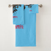 Hübscher Cartoon Badhandtuch Set (Insitu)