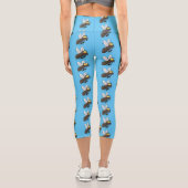 Hübscher Cartoon Capri Leggings (Rückseite)