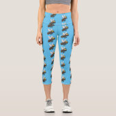 Hübscher Cartoon Capri Leggings (Vorderseite)