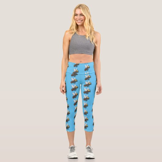 Hübscher Cartoon Capri Leggings (Vorderseite)