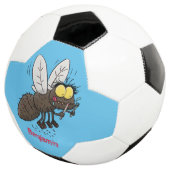 Hübscher Cartoon Fußball (Dreiviertel)